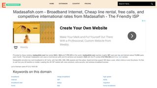 
                            9. Madasafish.com - Broadband Internet, Cheap line …