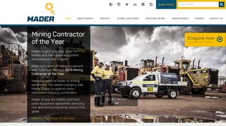 
                            1. Mader Group - Heavy equipment maintenance, rapid response and ...