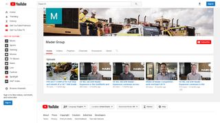 
                            9. Mader Group - YouTube