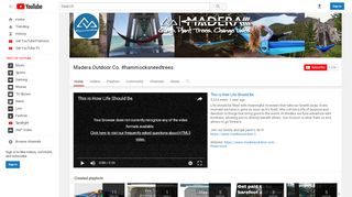 
                            7. Madera Outdoor Co. #hammocksneedtrees - YouTube