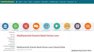 
                            6. Madhyanchal Gramin Bank Home Loan - codeforbanks.com