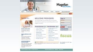 
                            1. Magellan Provider's Home Page