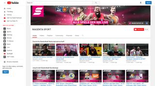 
                            6. MAGENTA SPORT - YouTube