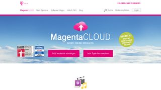 
                            10. MagentaCLOUD - Ihr kostenloser Cloud Speicher | Telekom