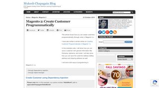 
                            8. Magento 2: Create Customer Programmatically | Mukesh ...