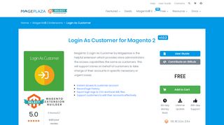 
                            4. Magento 2 Login As Customer extension FREE – Mageplaza