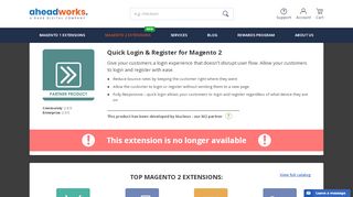 
                            2. Magento 2 Quick Login & Register Extension - aheadWorks Magento ...