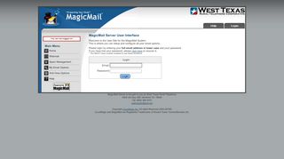 
                            8. Magic Mail Server: Login Page