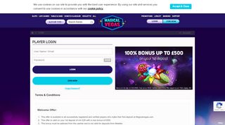 
                            8. Magical Vegas Casino – Online Casino Games and Slots - Log In