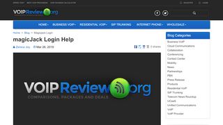 
                            11. magicJack Login Help | VoipReview