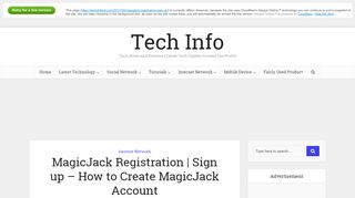 
                            3. MagicJack Registration | Sign up - techdrillers.com