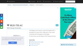 
                            4. Maginon WLR-755 AC Default Password & Login, Manuals ...