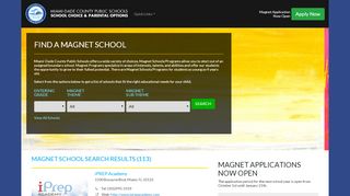 
                            3. Magnet Schools Choices - Magnet School Search