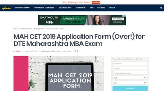 
                            2. MAH CET 2019 Application Form (Over!) for DTE Maharashtra ...