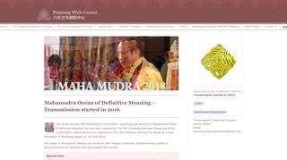 
                            7. Mahamudra Ocean of Definitive Meaning - Transmission ...