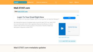 
                            5. Mail 57357 (Mail.57357.com) - Outlook Web App