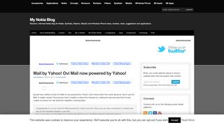 
                            7. Mail by Yahoo! Ovi Mail now powered by Yahoo! : My …