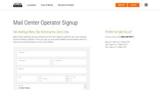 
                            9. Mail Center Operator Signup | Anytime Mailbox