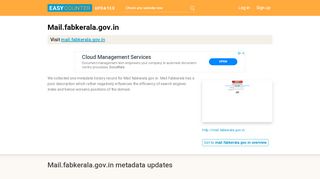 
                            8. Mail Fabkerala (Mail.fabkerala.gov.in) - User - Login