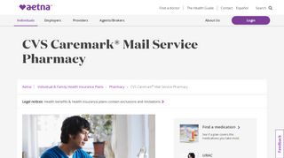 
                            3. Mail Order Pharmacy | Rx CVS Caremark® Mail ... - Aetna