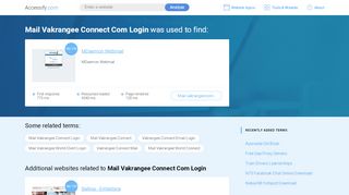 
                            3. Mail Vakrangee Connect Com Login at top.accessify.com