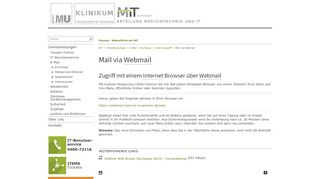 
                            8. Mail via Webmail - klinikum.uni-muenchen.de