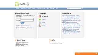 
                            2. mail2web.com Control Panel