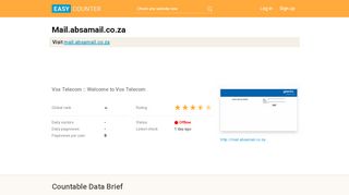 
                            10. Mail.absamail.co.za: Vox Telecom - Easy Counter: …
