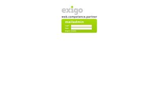 
                            2. mailadmin login - home - exigo | de