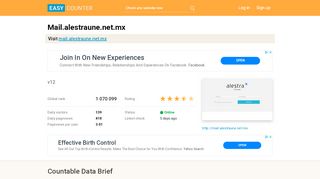 
                            6. Mail.alestraune.net.mx: v12 - Easy Counter
