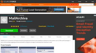 
                            6. MailArchiva download | SourceForge.net