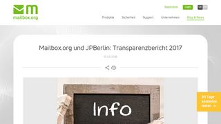 
                            6. Mailbox.org und JPBerlin: Transparenzbericht 2017