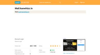 
                            1. Mail.kanwhizz.in: Yahoo - login - Easy Counter