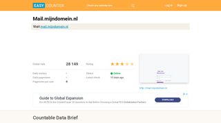 
                            1. Mail.mijndomein.nl: Login - Easy Counter