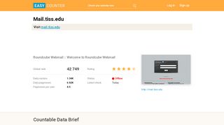 
                            6. Mail.tiss.edu: Roundcube Webmail - Easy Counter