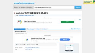 
                            9. mail.vakrangeeconnect.com at WI. MDaemon Webmail