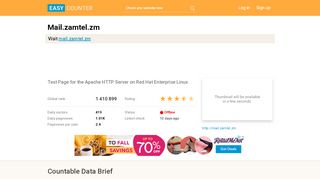 
                            6. Mail.zamtel.zm: Test Page for the Apache HTTP …
