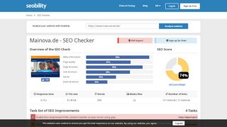 
                            6. mainova.de | Website SEO Review | Seobility.net
