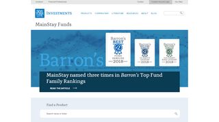 
                            2. Mainstay Funds - New York Life Investment Management
