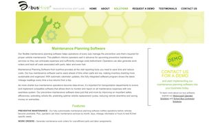 
                            2. Maintenance Planning Software | busHive Transportation Software