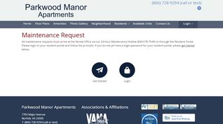 
                            7. Maintenance Request | Parkwood Manor Apartments