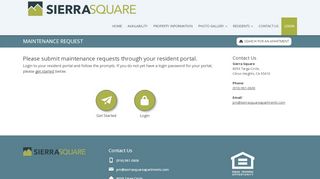 
                            5. Maintenance Request - Sierra Square Apartments