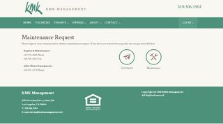 
                            6. Maintenance Requests | KMK Management | Los Angeles, CA