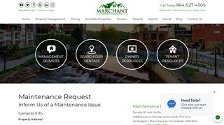 
                            8. Maintenance Requests | Marchant Property Management