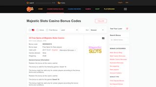 
                            5. Majestic Slots Casino Bonus Codes | Best Majestic Slots ...