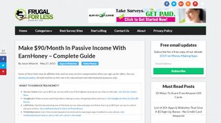 
                            9. Make $90/Month In Passive Income With EarnHoney – Complete ...