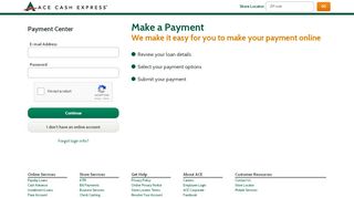 
                            4. Make a Payment - ACE Cash Express