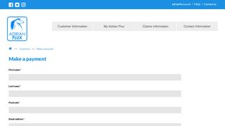 
                            9. Make a Payment - Adrian Flux Customers