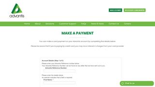 
                            8. Make a Payment – Advantis Credit