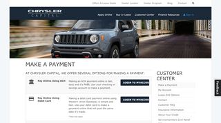 
                            9. Make a Payment | Chrysler Capital